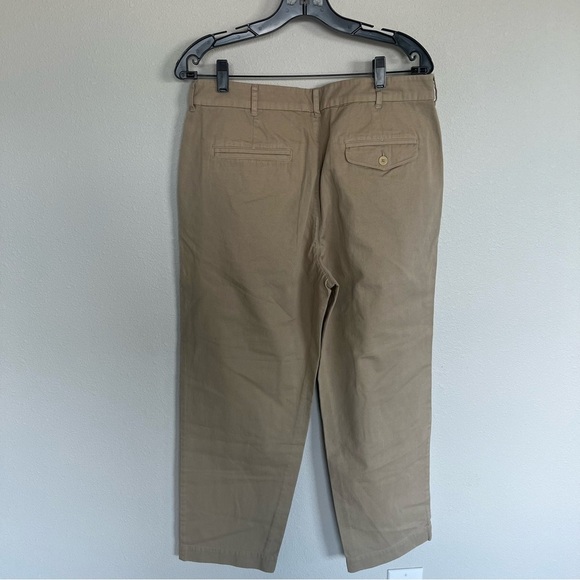 AYR The Metropolitan Pleated Twill Trouser Pants Khaki Tan Casual Women’s 12 - Picture 8 of 10